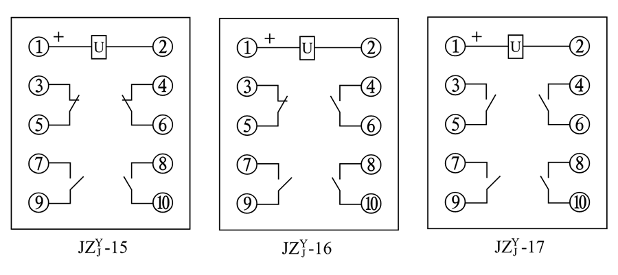 JZY-15、JZJ-15内部接线图