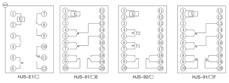 HJS-91/1F内部接线图