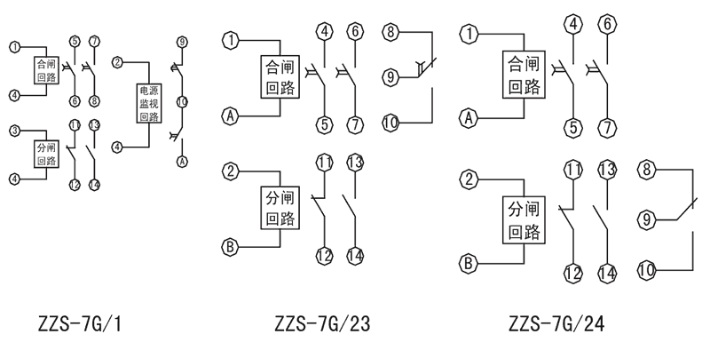 ZZS-7G/23内部接线图