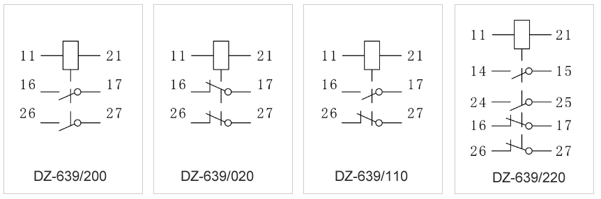 DZ-639/220内部接线图