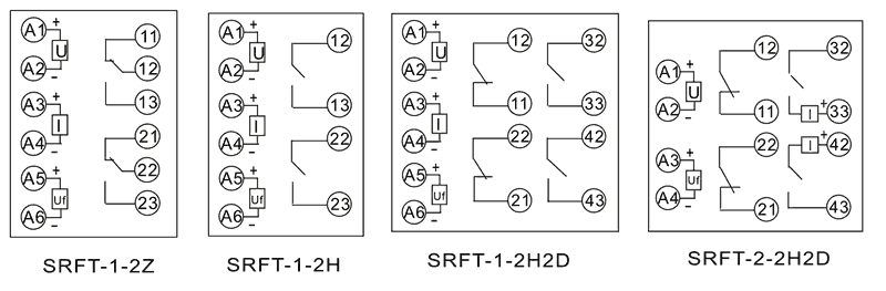 SRFT-1-2H2D内部接线图