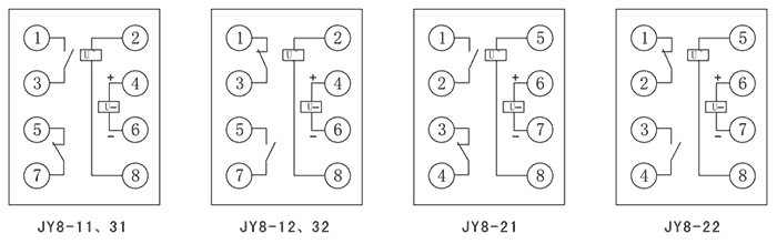 JY8-12C内部接线图