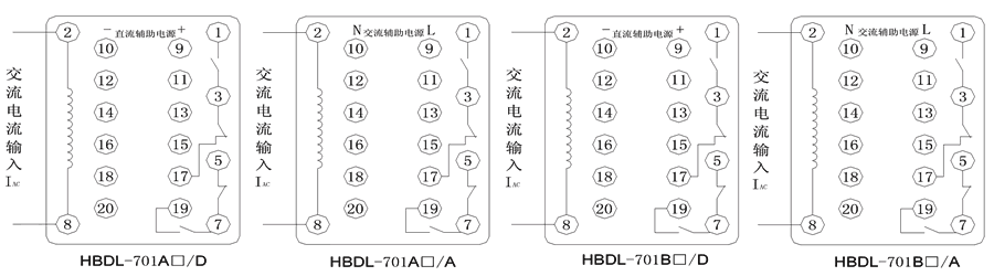 HBDL-701A1/D内部接线图