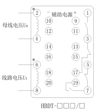 HBDT-14A/2内部接线图